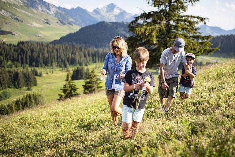 Randonnée famille La Clusaz